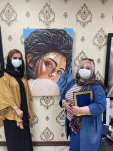 اثر بسیار زیبای هنرجو تکنیک رنگ و روغن