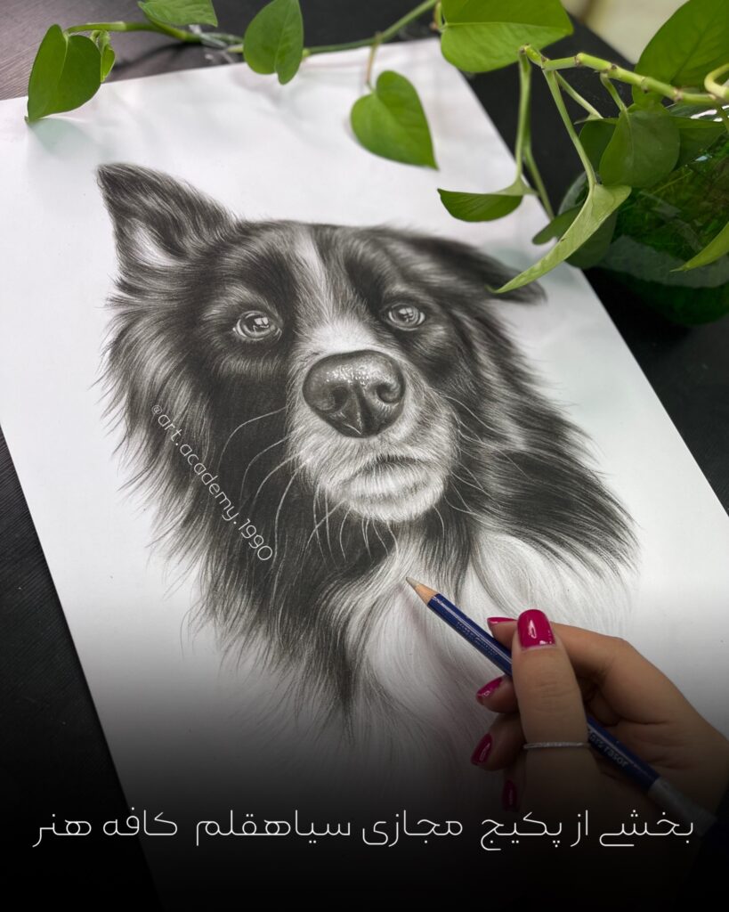 کلاس مجازی سیاه قلم کافه هنر